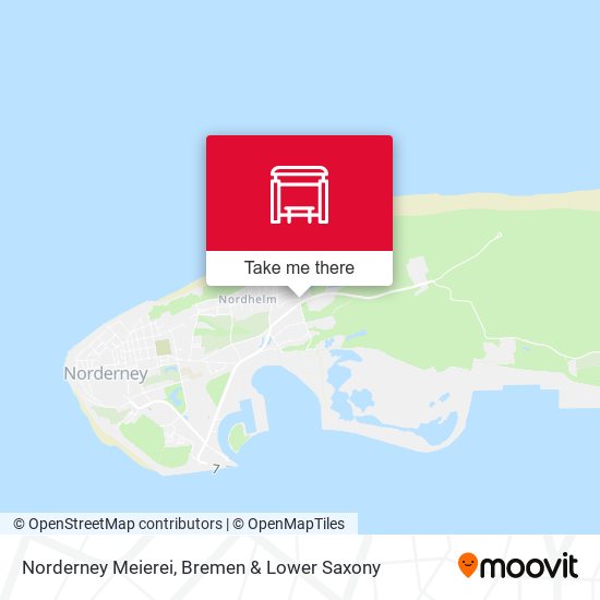 Norderney Meierei map