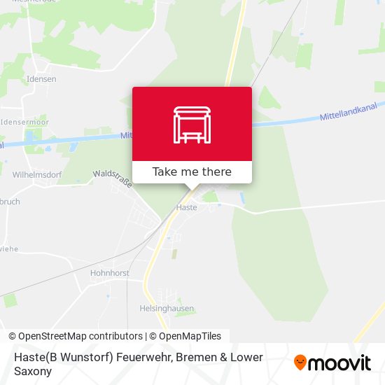 Haste(B Wunstorf) Feuerwehr map