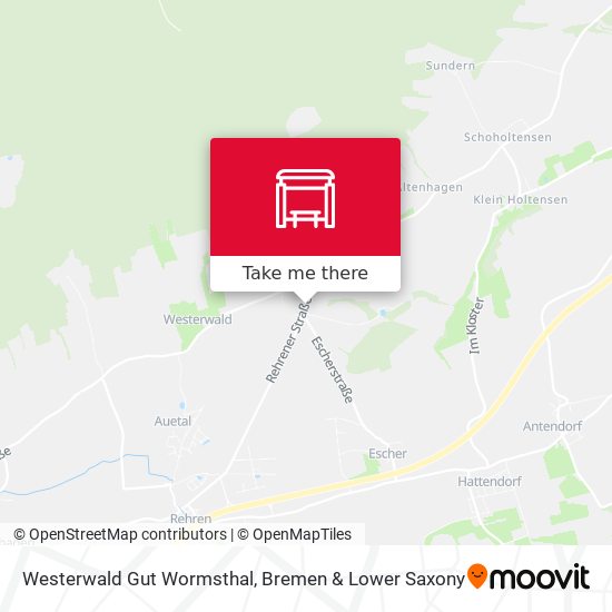 Westerwald Gut Wormsthal map