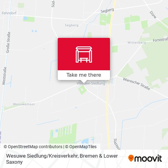 Wesuwe Siedlung/Kreisverkehr map