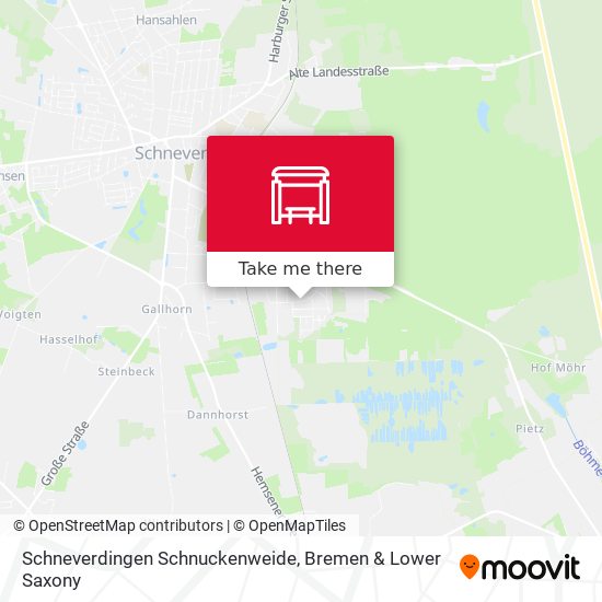 Schneverdingen Schnuckenweide map