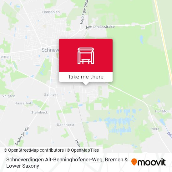 Schneverdingen Alt-Benninghöfener-Weg map
