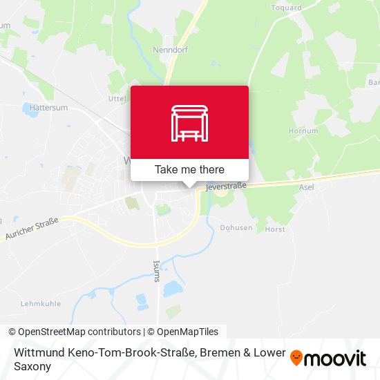Wittmund Keno-Tom-Brook-Straße map
