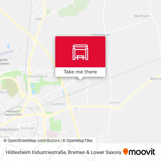 Hildesheim Industriestraße map