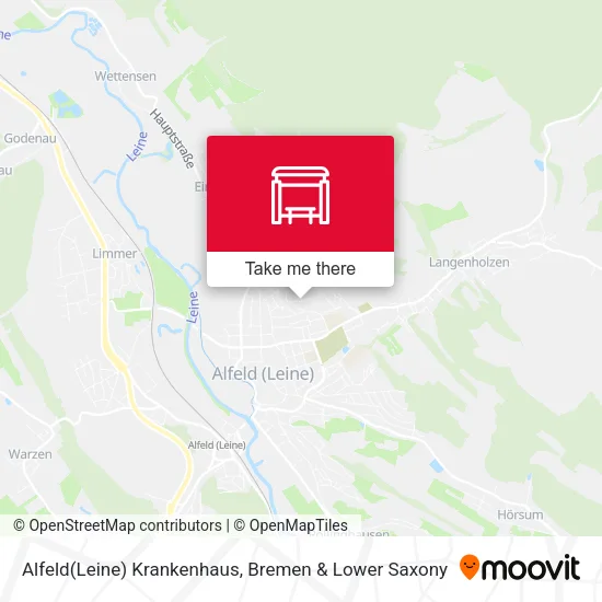 Карта Alfeld(Leine) Krankenhaus