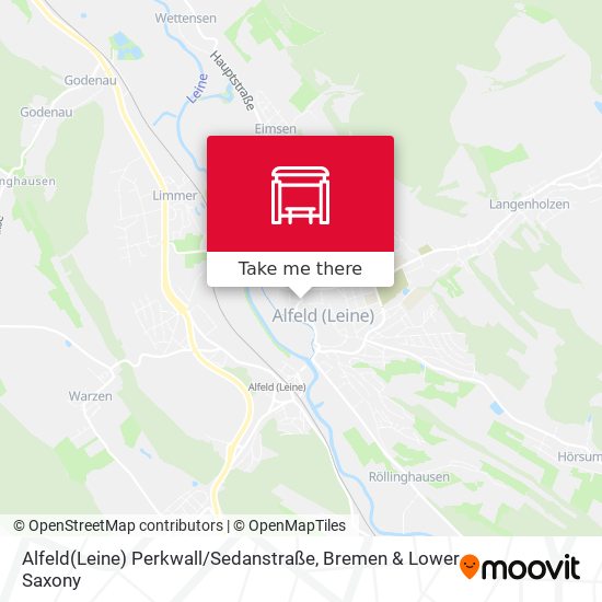 Alfeld(Leine) Perkwall / Sedanstraße map