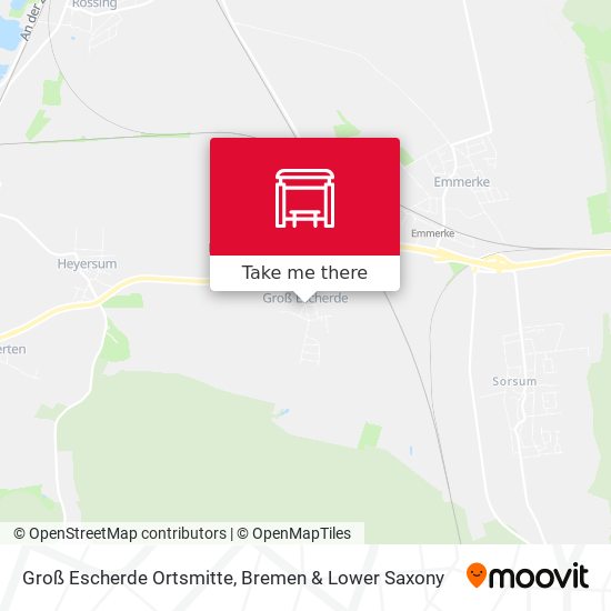 Groß Escherde Ortsmitte map