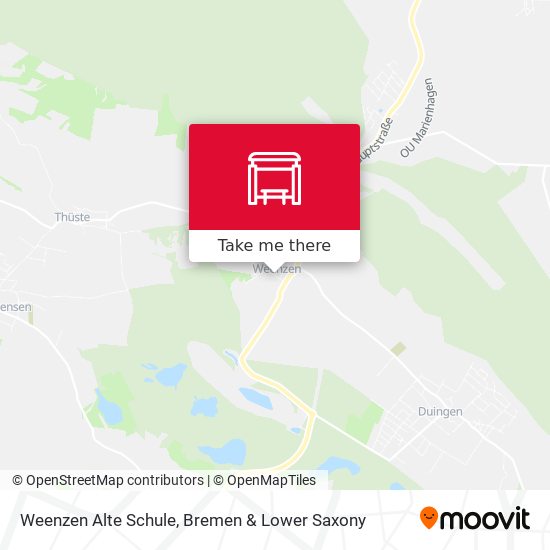 Weenzen Alte Schule map