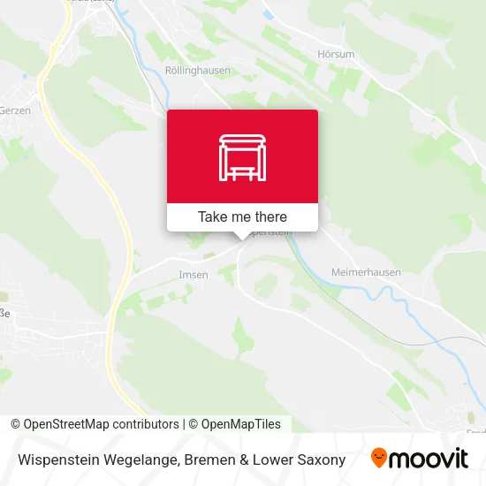 Карта Wispenstein Wegelange
