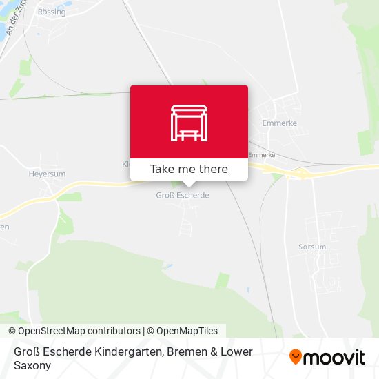 Groß Escherde Kindergarten map