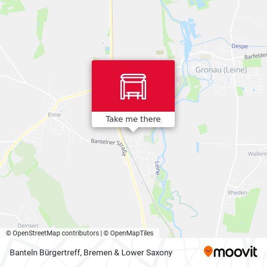 Banteln Bürgertreff map