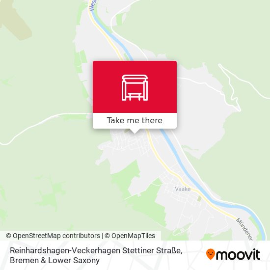 Reinhardshagen-Veckerhagen Stettiner Straße map