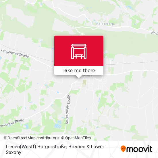 Lienen(Westf) Börgerstraße map
