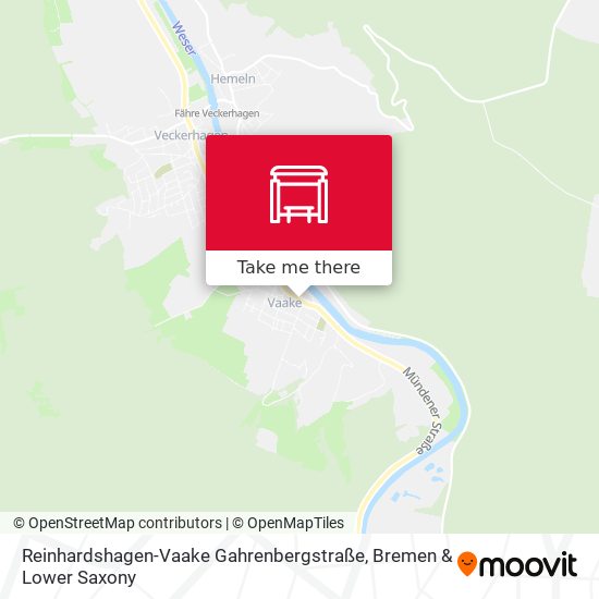 Reinhardshagen-Vaake Gahrenbergstraße map