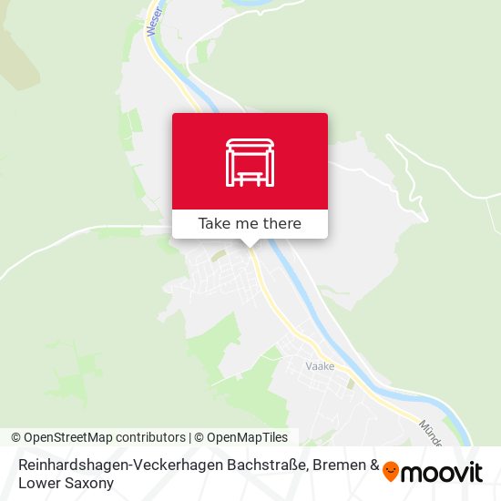 Reinhardshagen-Veckerhagen Bachstraße map