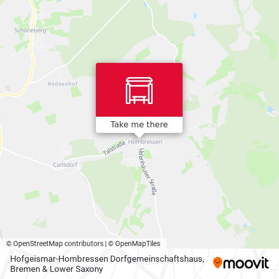 Hofgeismar-Hombressen Dorfgemeinschaftshaus map