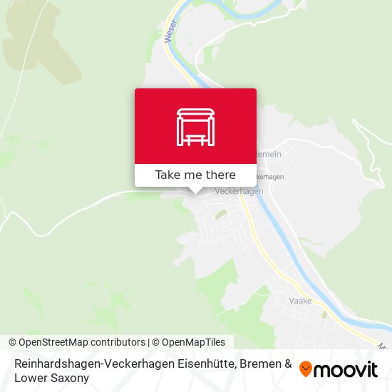 Reinhardshagen-Veckerhagen Eisenhütte map