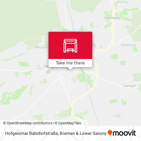 Hofgeismar Bahnhofstraße map