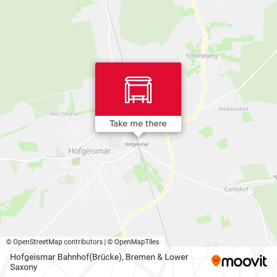 Hofgeismar Bahnhof(Brücke) map