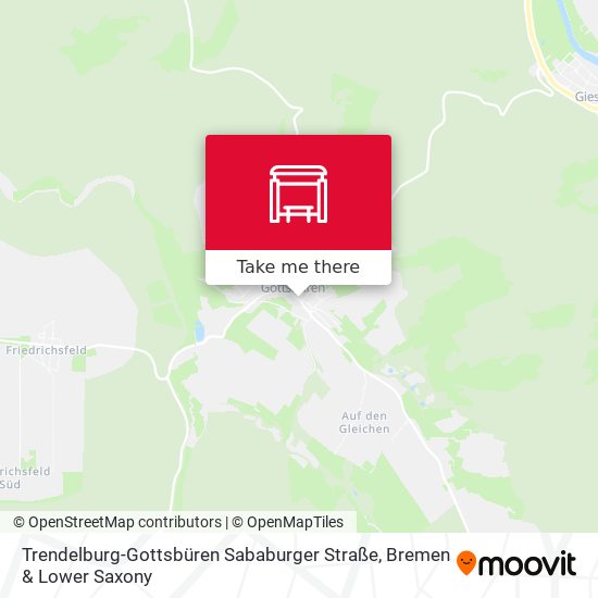 Trendelburg-Gottsbüren Sababurger Straße map