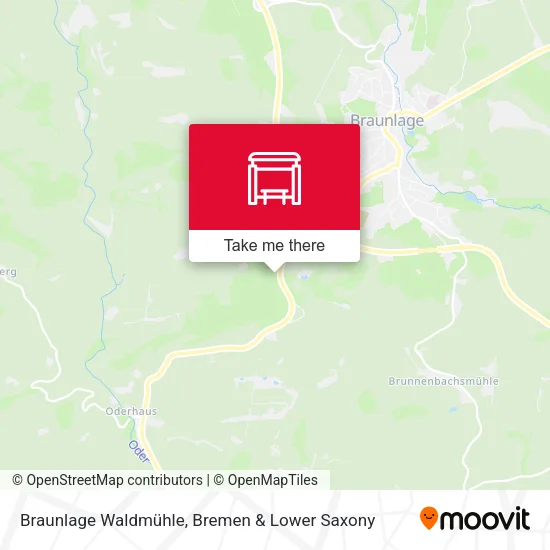 Карта Braunlage Waldmühle