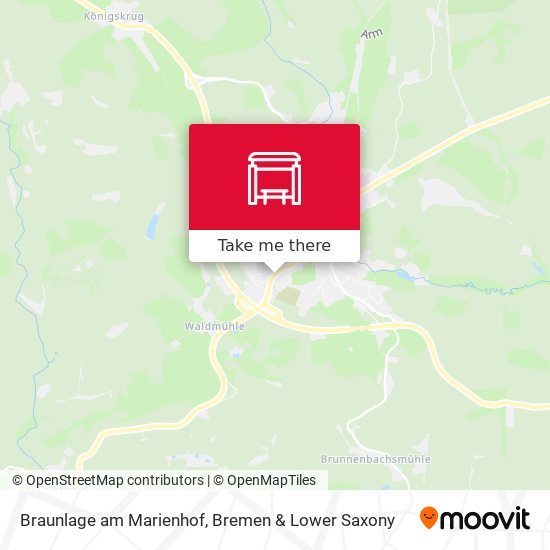 Braunlage am Marienhof map