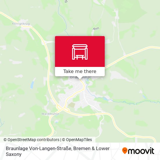 Braunlage Von-Langen-Straße map