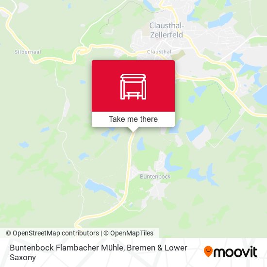 Buntenbock Flambacher Mühle map