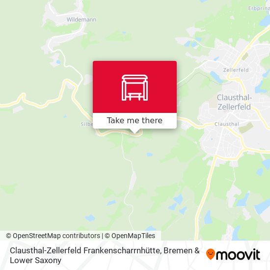Clausthal-Zellerfeld Frankenscharrnhütte map