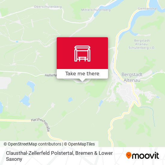 Clausthal-Zellerfeld Polstertal map