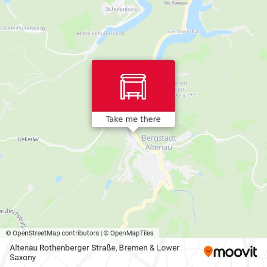 Altenau Rothenberger Straße map