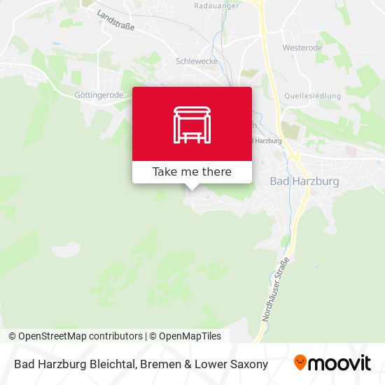 Bad Harzburg Bleichtal map