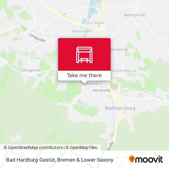 Bad Harzburg Gestüt map