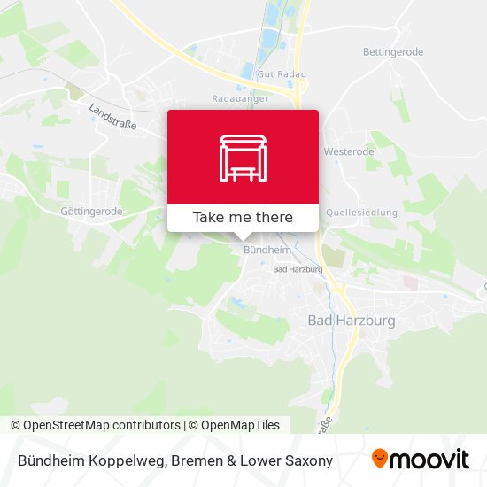 Bündheim Koppelweg map