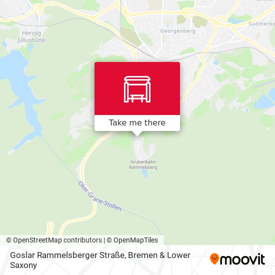 Goslar Rammelsberger Straße map