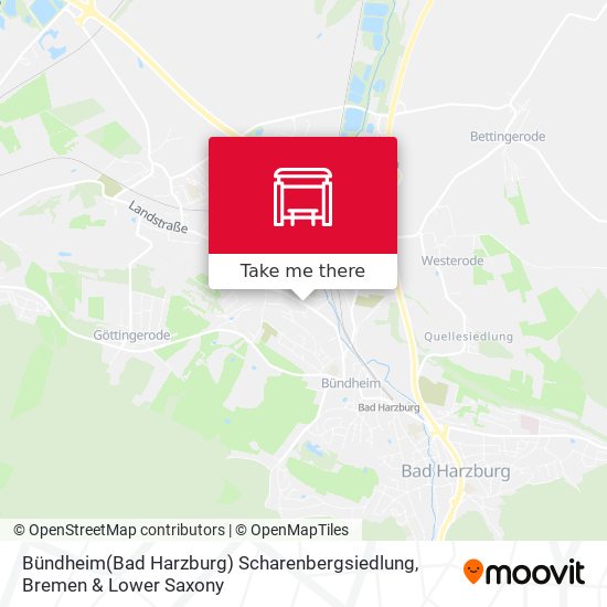 Bündheim(Bad Harzburg) Scharenbergsiedlung map