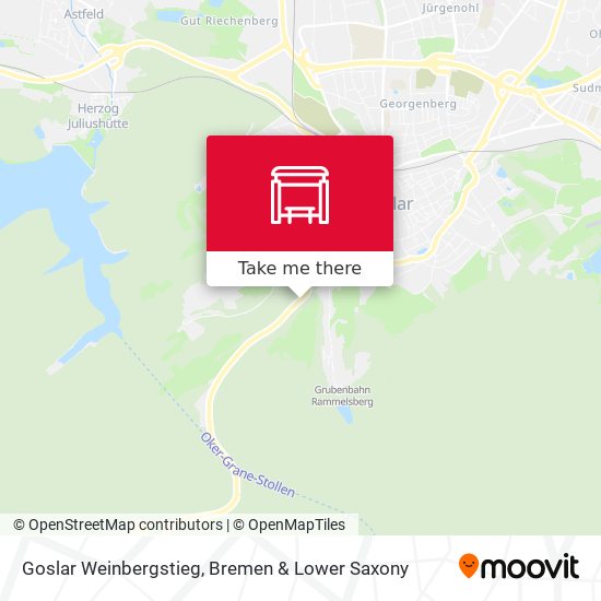 Goslar Weinbergstieg map