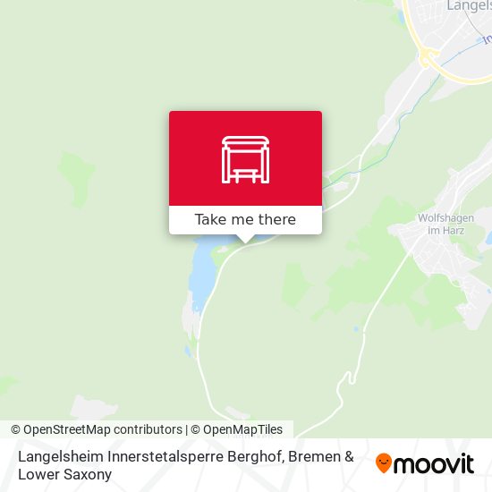 Langelsheim Innerstetalsperre Berghof map