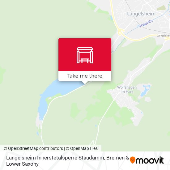 Langelsheim Innerstetalsperre Staudamm map