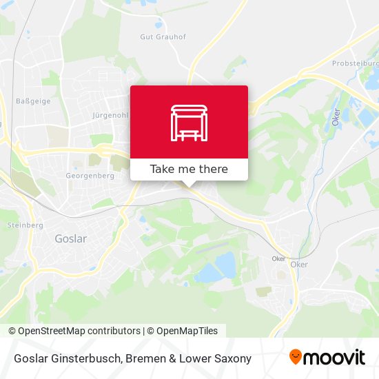 Goslar Ginsterbusch map