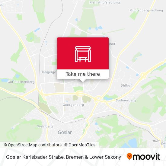 Goslar Karlsbader Straße map