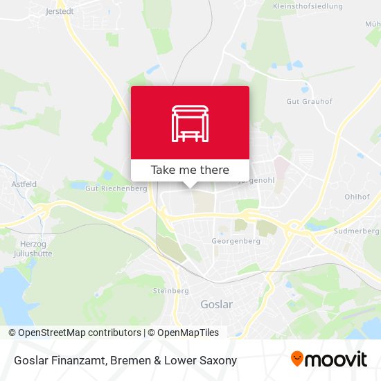 Goslar Finanzamt map