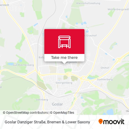 Goslar Danziger Straße map