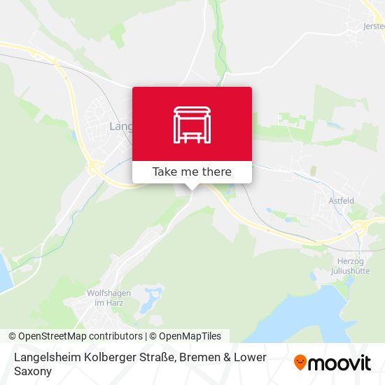 Langelsheim Kolberger Straße map