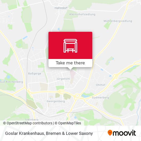 Goslar Krankenhaus map