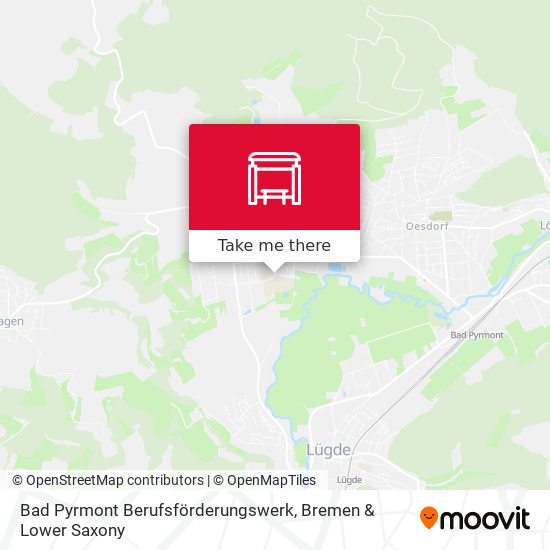 Bad Pyrmont Berufsförderungswerk map