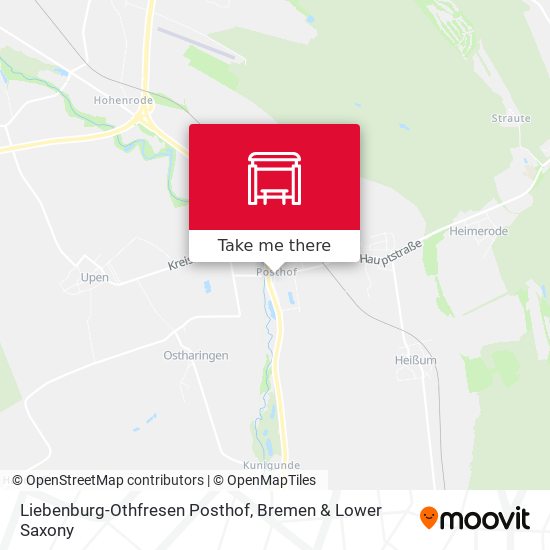 Liebenburg-Othfresen Posthof map