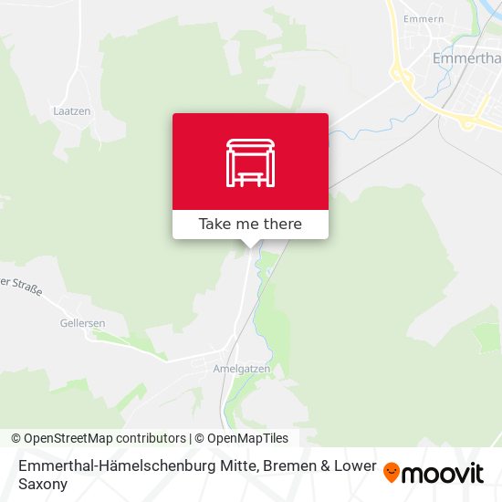 Emmerthal-Hämelschenburg Mitte map
