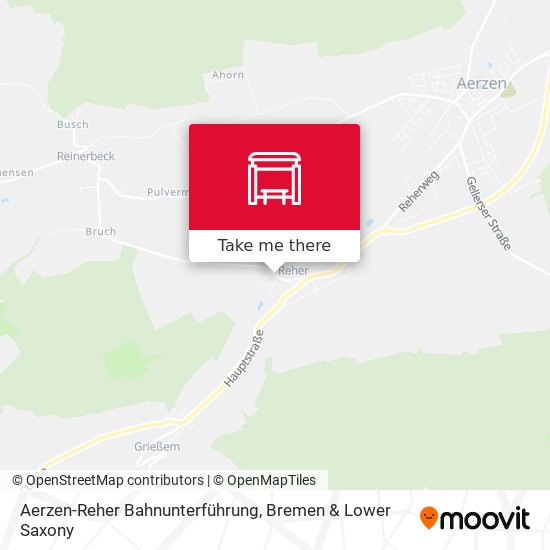 Aerzen-Reher Bahnunterführung map