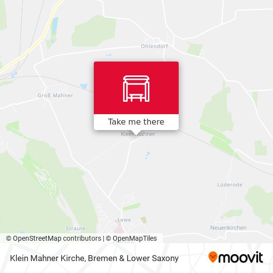 Klein Mahner Kirche map